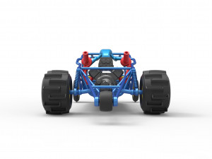 Sand drag Rail buggy Scale 1 to 25 3Dプリントモデル
