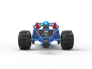 Sand drag Rail buggy Scale 1 to 25 3D Print Model