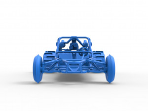 Sand drag Rail buggy Scale 1 to 25 3Dプリントモデル