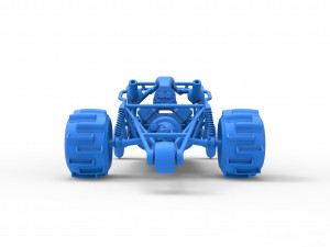 Sand drag Rail buggy Scale 1 to 25 3Dプリントモデル