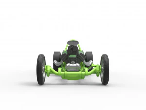 Front engine old school dragster with V8 Scale 1 to 25 3D Print Model