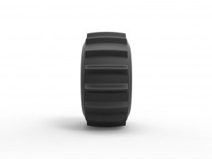 Dirt dragster rear tire 7 Scale 1 to 25 Model do druku 3D