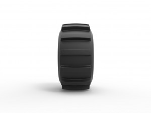 Dirt dragster rear tire 8 Scale 1 to 25 Modèles 3D en vedette