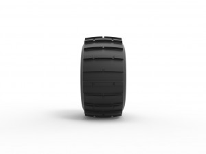 Dirt dragster rear tire 9 Scale 1 to 25 Modelo de Impressão 3D