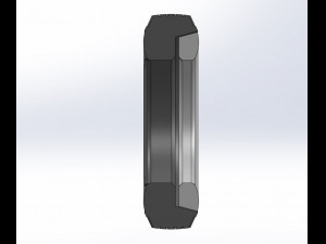 Whitewall tire Scale 1 to 25 Modelo de impresión 3D