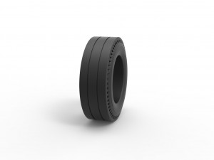 Rear tire of vintage dragster Version 4 Scale 1 to 25 Modèles 3D en vedette