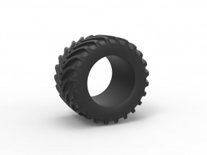 Tractor tire 11 Scale 1 to 25 3D प्रिंट मॉडल