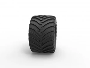 Tractor tire 11 Scale 1 to 25 3D Print Model