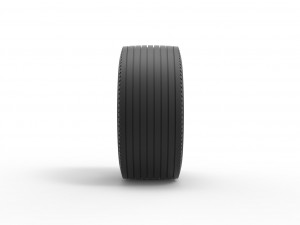 Super single semi tire 2 Scale 1 to 25 Modelo de Impressão 3D