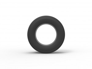 Super single semi tire 2 Scale 1 to 25 Modelo de Impressão 3D