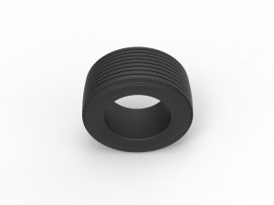 Super single semi tire 2 Scale 1 to 25 Modelo de Impressão 3D