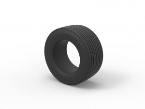 Super single semi tire 2 Scale 1 to 25 Modelo de Impressão 3D