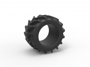 Tractor tire 13 Scale 1 to 25 3D 打印模型