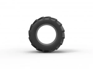 Tractor tire 13 Scale 1 to 25 3D Print Model