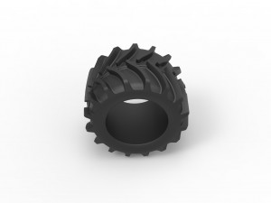 Tractor tire 13 Scale 1 to 25 Modelo de impresión 3D