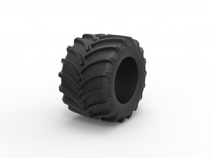 Tractor tire 14 Scale 1 to 25 3D Print Model