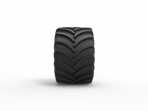 Tractor tire 14 Scale 1 to 25 3D Print Model
