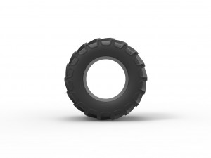 Tractor tire 14 Scale 1 to 25 3D Print Model