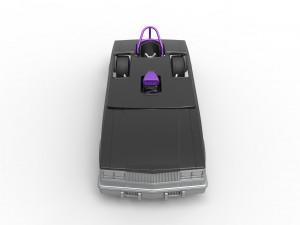 Front engine old school dragster with shell Version 2 Scale 1 to 25 Modelo de Impressão 3D