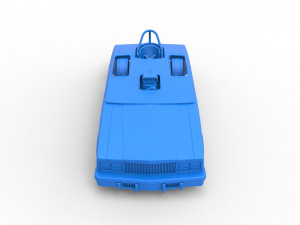 Front engine old school dragster with shell Version 2 Scale 1 to 25 Modelo de Impressão 3D