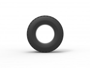Truck tire 3 Scale 1 to 25 3D Print Model