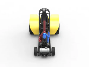 Mini Rod pulling tractor 8 Scale 1 to 25 3D Print Model