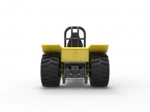 Mini Rod pulling tractor 8 Scale 1 to 25 3D Print Model