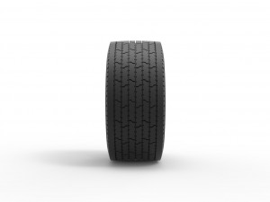 Super single semi tire 3 Scale 1 to 25 3D प्रिंट मॉडल