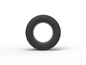 Super single semi tire 3 Scale 1 to 25 3D प्रिंट मॉडल