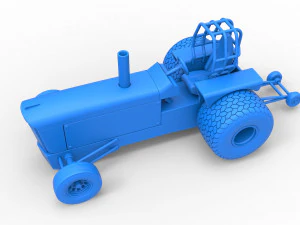 Tractor dragster concept Scale 1 to 25 3D Print Model