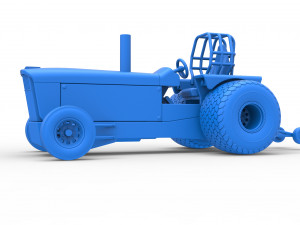 Tractor dragster concept Scale 1 to 25 Model Cetak 3D