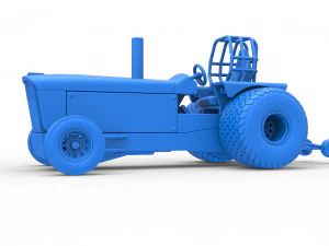 Tractor dragster concept Scale 1 to 25 3D Print Model
