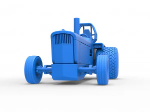Tractor dragster concept Scale 1 to 25 3D Print Model
