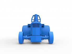 Tractor dragster concept Scale 1 to 25 Model Cetak 3D