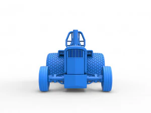 Tractor dragster concept Scale 1 to 25 3D Print Model