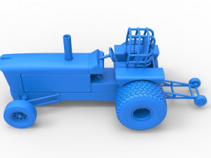 Tractor dragster concept Scale 1 to 25 Model Cetak 3D