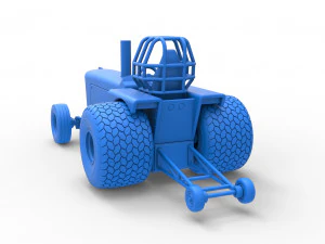 Tractor dragster concept Scale 1 to 25 3D Print Model