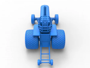 Tractor dragster concept Scale 1 to 25 3D Print Model