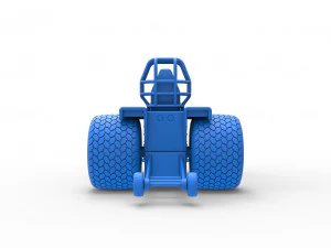 Tractor dragster concept Scale 1 to 25 3D Print Model
