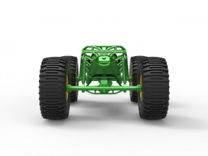 Rock bouncer on low-pressure wheels Scale 1 to 25 Model Cetak 3D