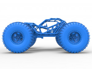 Rock bouncer on low-pressure wheels Scale 1 to 25 Model Cetak 3D