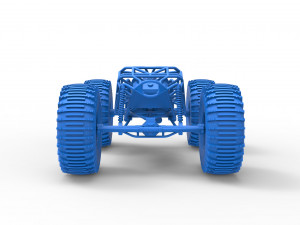 Rock bouncer on low-pressure wheels Scale 1 to 25 Model Cetak 3D