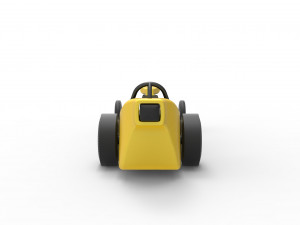 Front engine old school dragster with shell Version 3 Scale 1 to 25 3Dプリントモデル