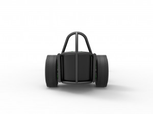 Front engine old school dragster with V8 Version 2 Scale 1 to 25 3D Принт Модель