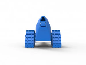 Front engine old school snow dragster Version 2 Scale 1 to 25 3D Print Model