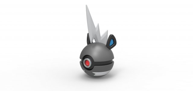 Blitzle orb 3D-printmodel .c4d .max .obj .3ds .fbx .stl .blend 