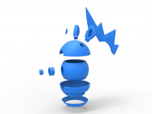 Blitzle orb 3D-printmodel