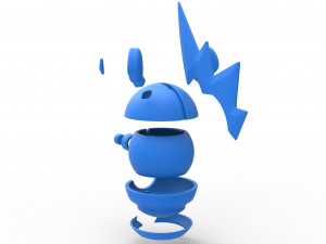 Blitzle orb 3D-printmodel