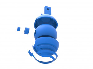 Elekid orb 3D 프린트 모델