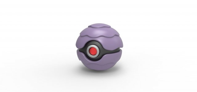 Grimer orb 3D Print Model .c4d .max .obj .3ds .fbx .stl .blend